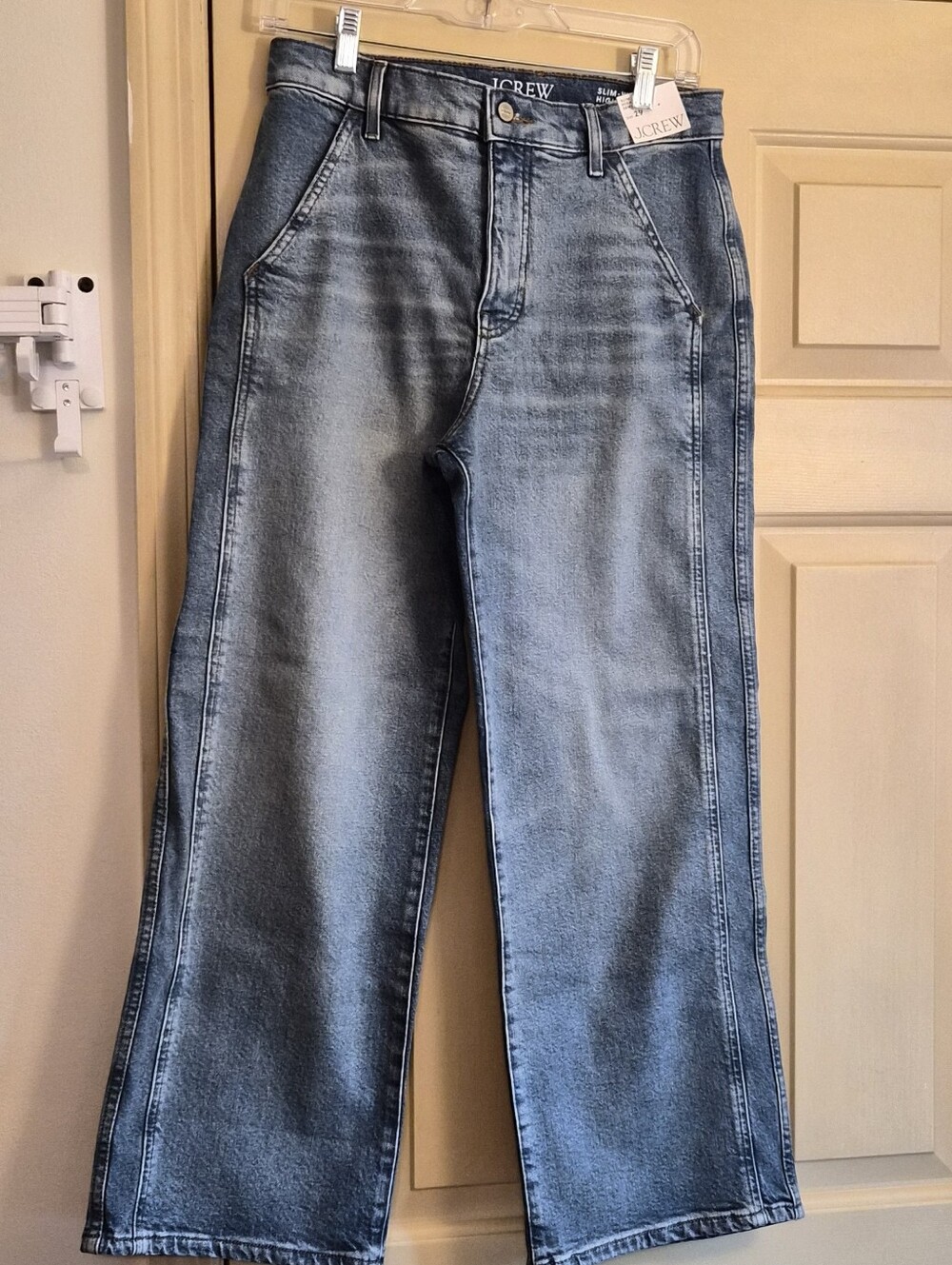 J Crew Utility Slim Wide Jean - Picture 3 of 6